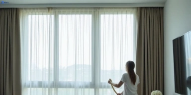 Delicate sheer drape cleaning helensburgh-nsw Matty Curtain Cleaning